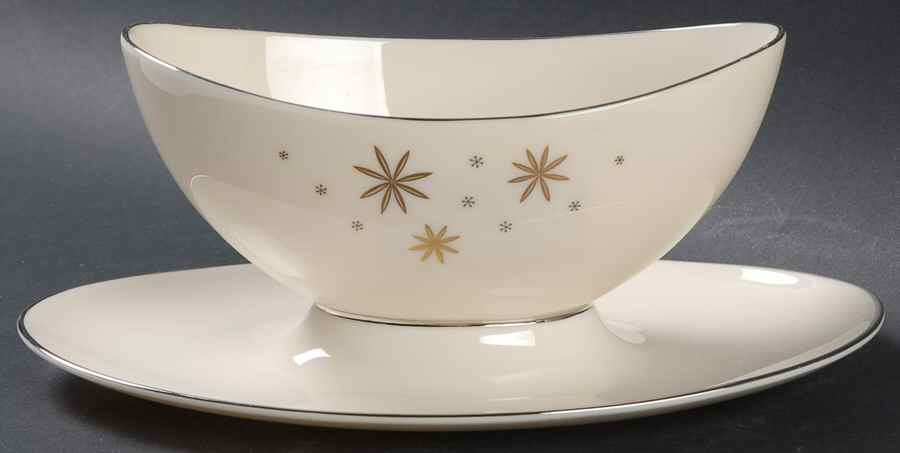 Alaris Gravy Boat with Attached Underplate by Lenox-1