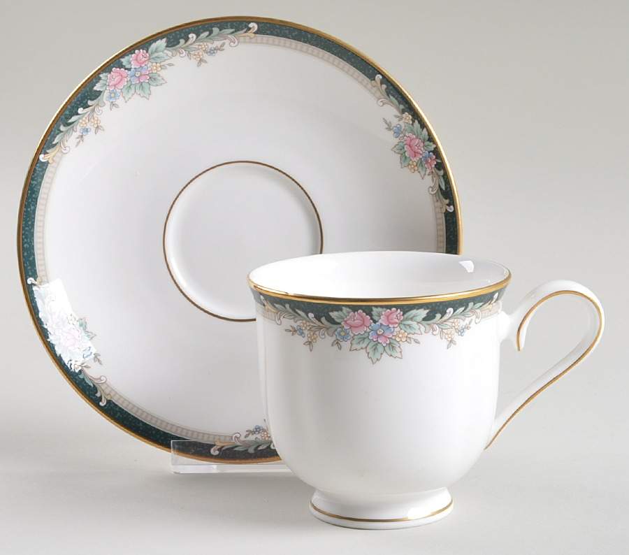 Alyssa Footed Cup & Saucer Set by Lenox-1