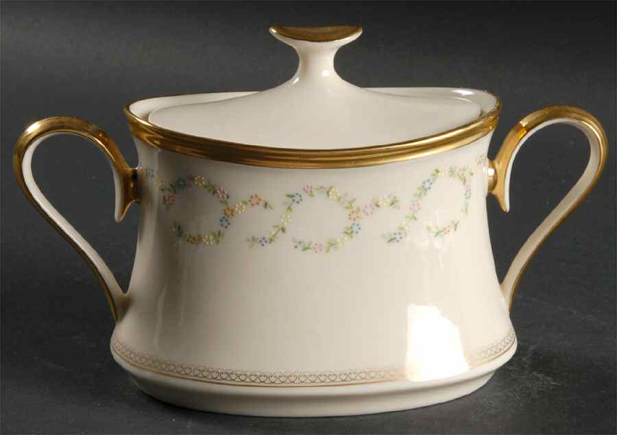 Amanda Sugar Bowl & Lid by Lenox-1