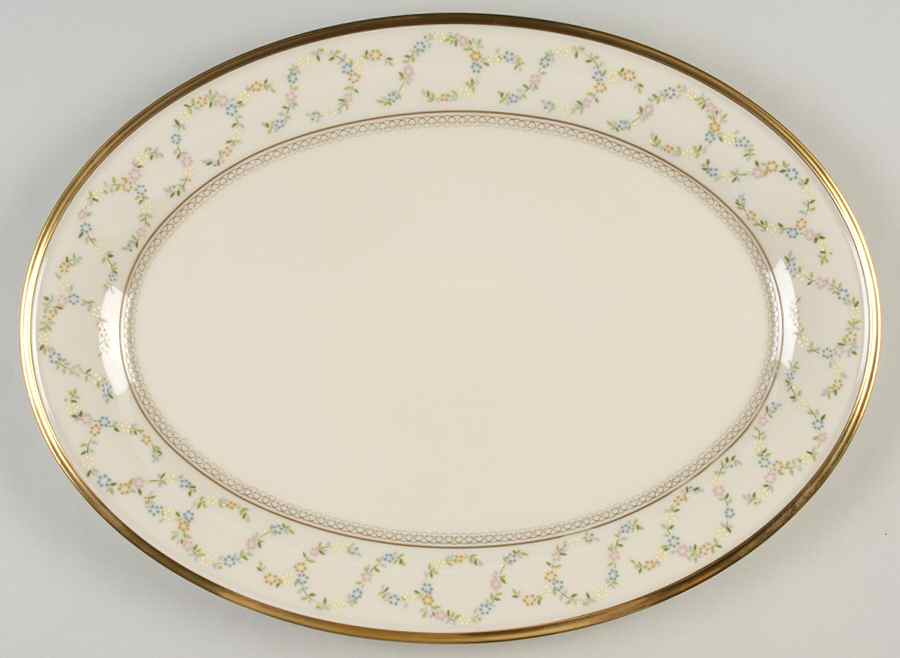 Amanda 16" Oval Serving Platter by Lenox-1