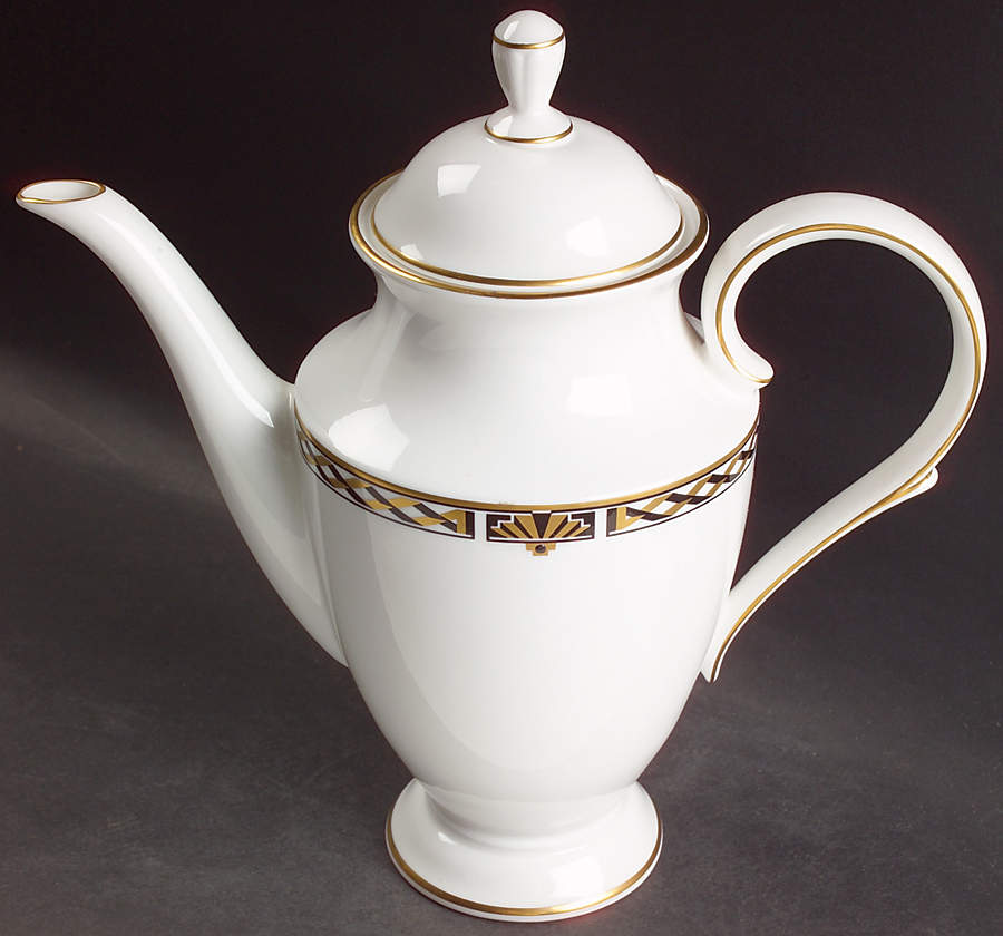American Deco Coffee Pot & Lid by Lenox-1