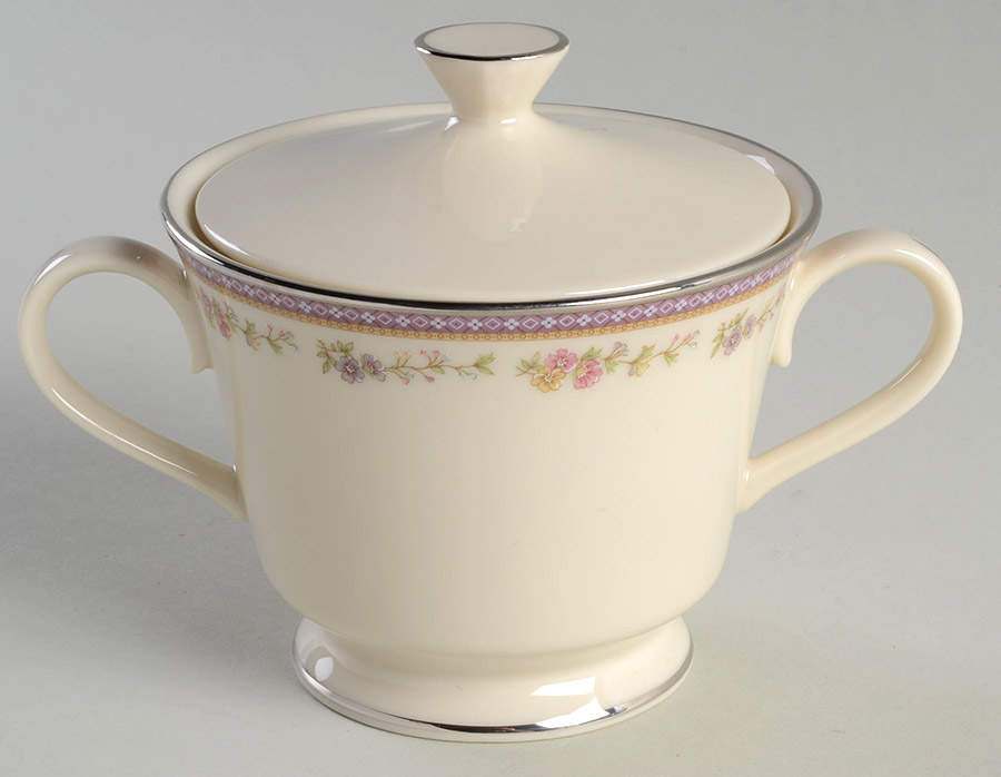 Amethyst Sugar Bowl & Lid by Lenox-1