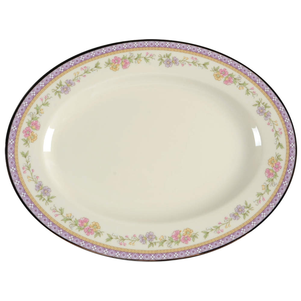Amethyst 13" Oval Serving Platter by Lenox-1