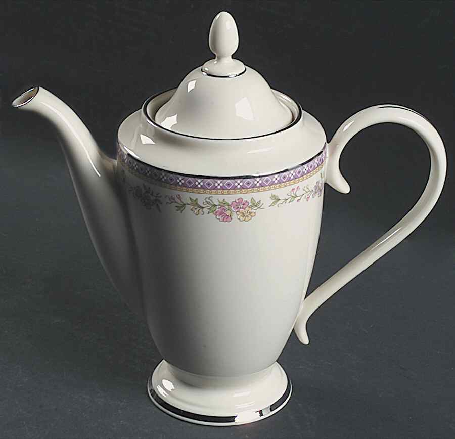 Amethyst Tea/Coffee Pot & Lid by Lenox-1