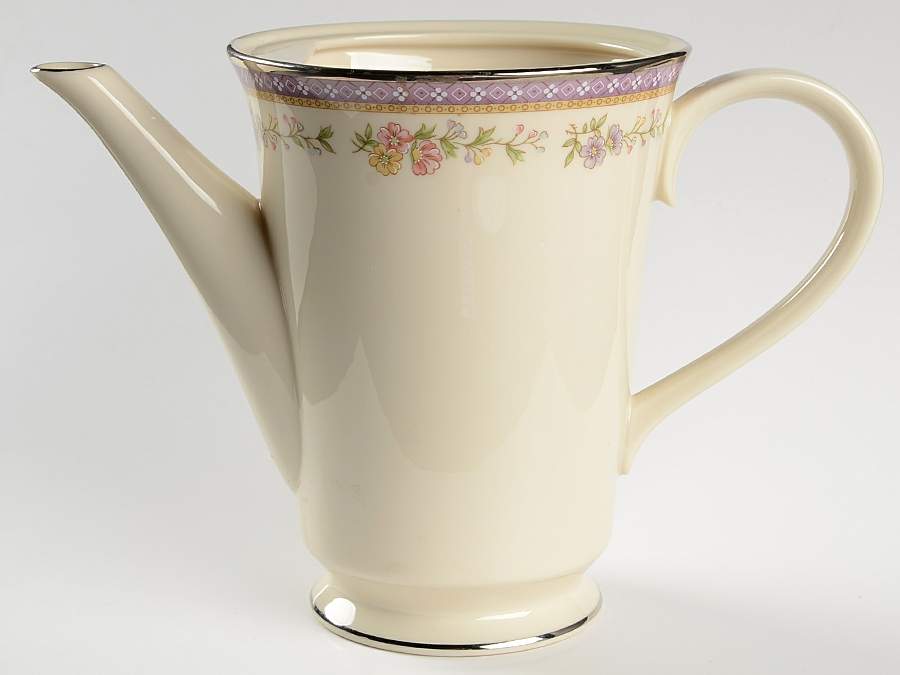 Amethyst Tea/Coffee Pot No Lid by Lenox-1