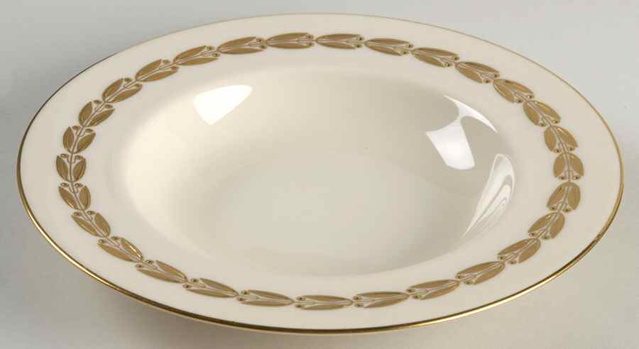 Antoinette Ivory Rim Soup Bowl by Lenox-1