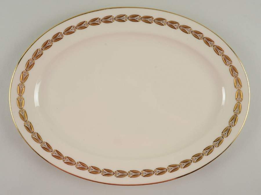 Antoinette Ivory 13" Oval Serving Platter by Lenox-1