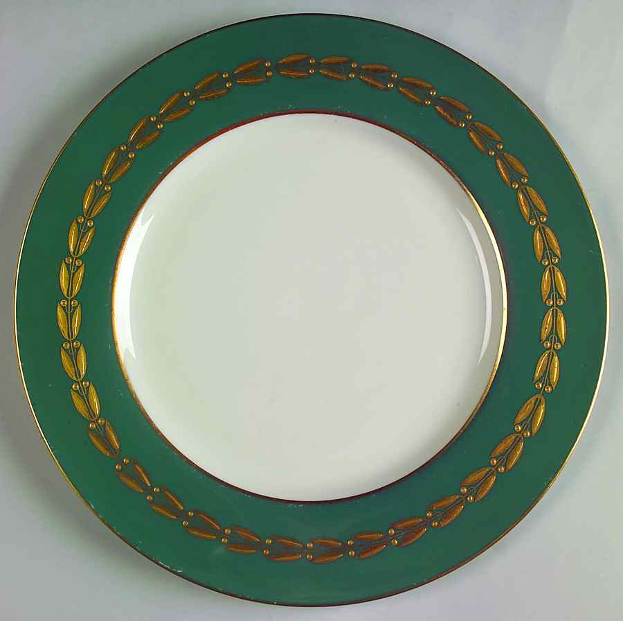 Antoinette Green Dinner Plate by Lenox-1