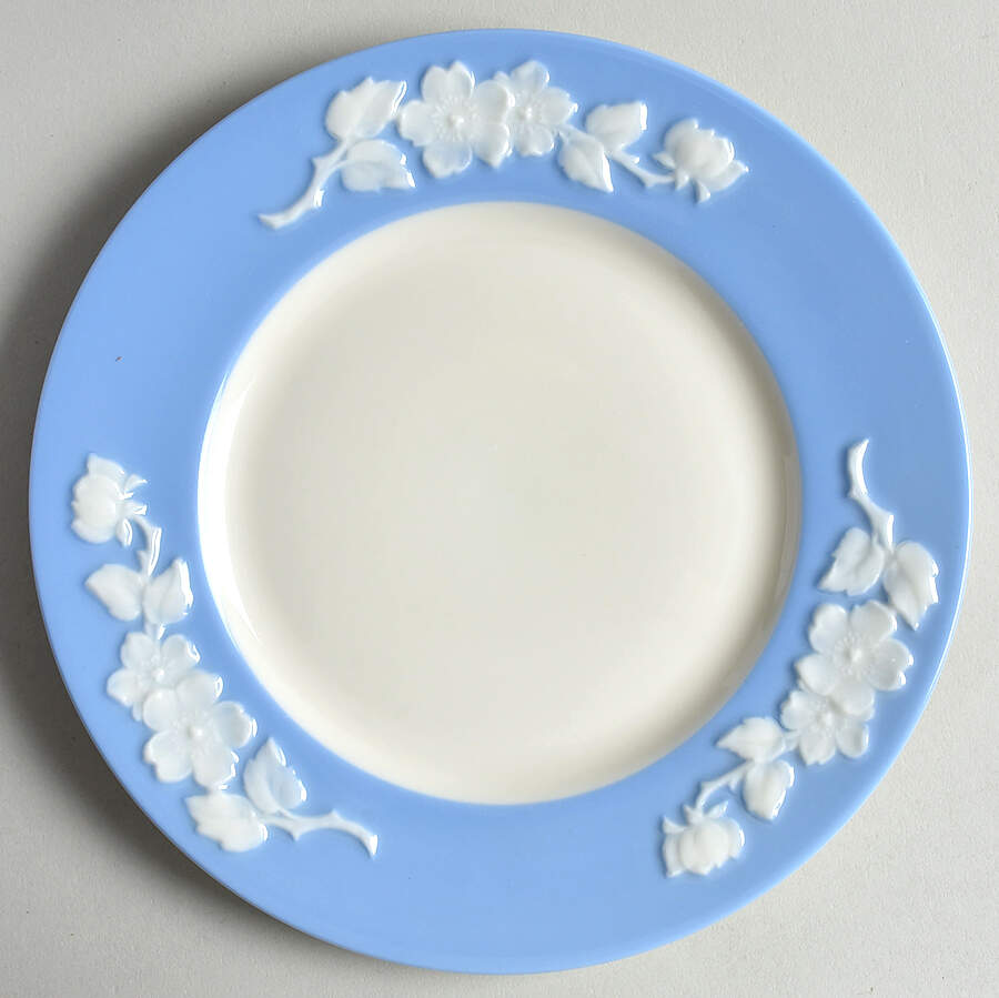 Apple Blossom Blue Salad Plate by Lenox-1