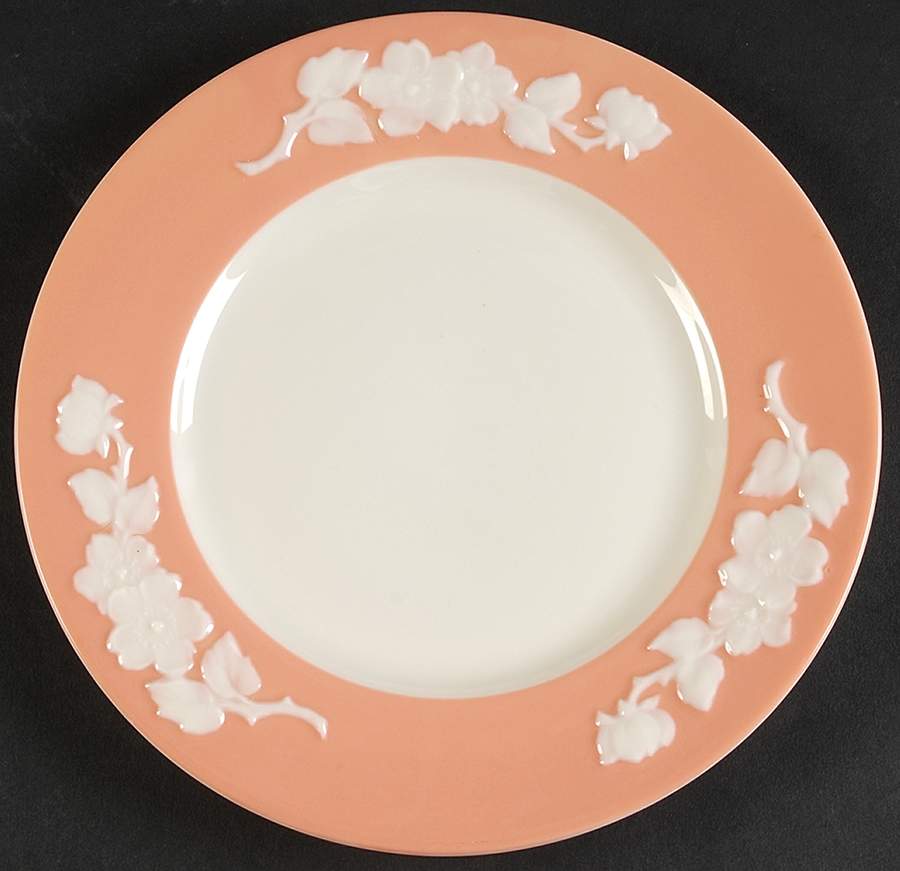 Apple Blossom Coral Salad Plate by Lenox-1