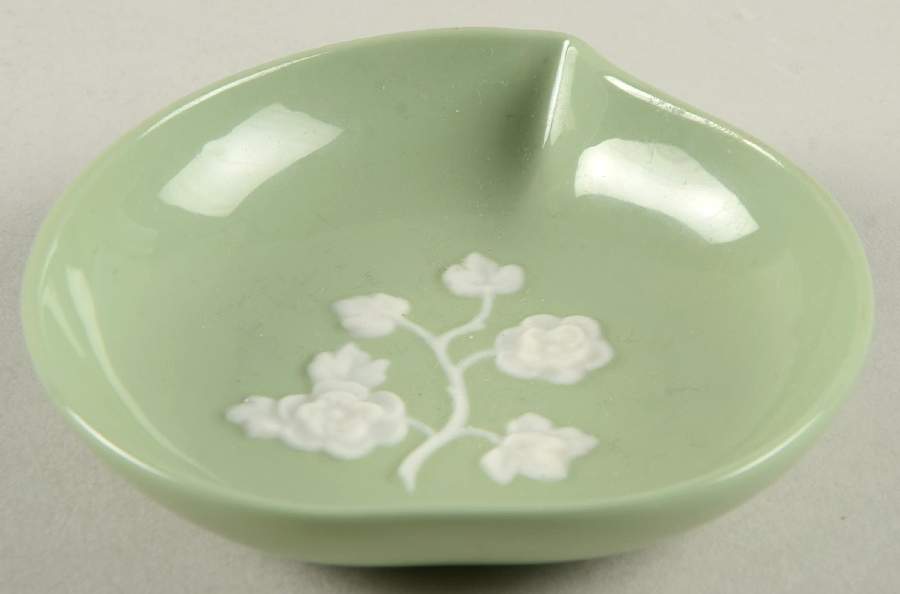 Apple Blossom Green Small Ashtray by Lenox-1