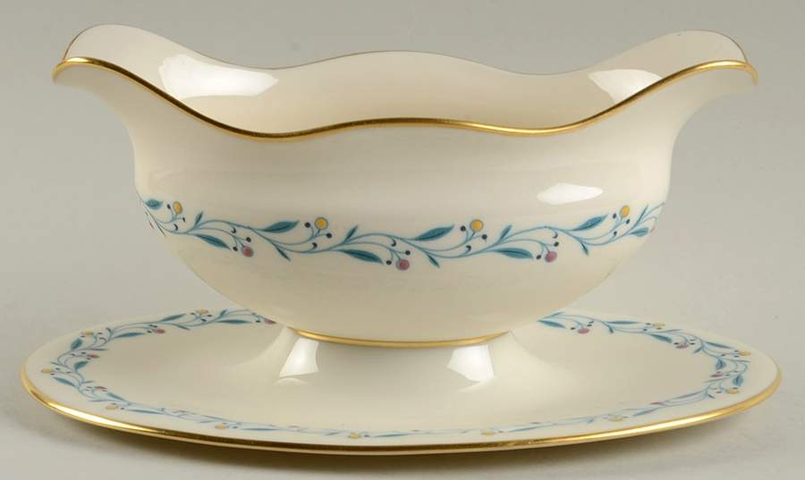 Arcadia Gravy Boat with Attached Underplate by Lenox-1