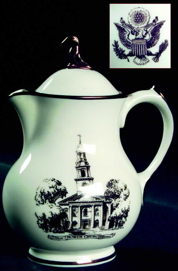 Architect's Tea Service Hot Water Jug & Lid by Lenox-1