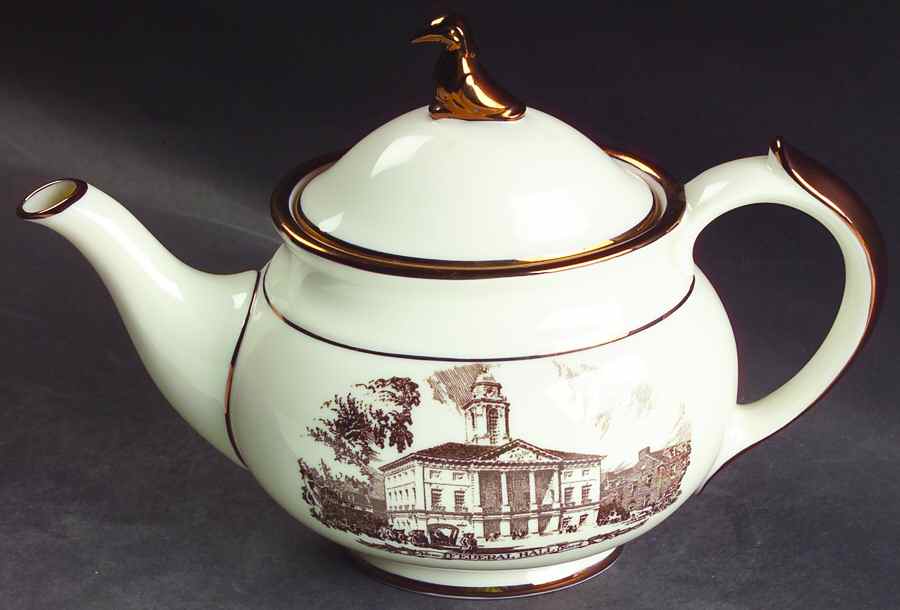 Architect's Tea Service Teapot & Lid by Lenox-1