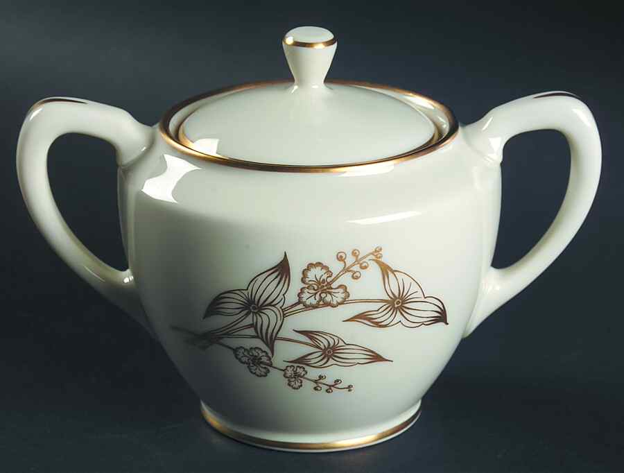 Arrowhead Sugar Bowl & Lid by Lenox-1