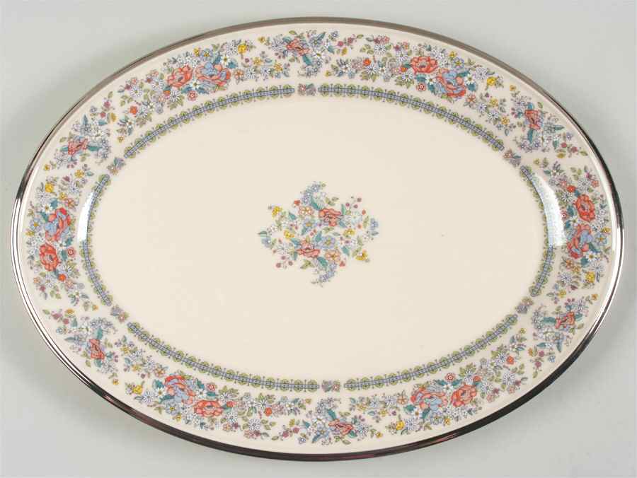 Ascot 16" Oval Serving Platter by Lenox-1