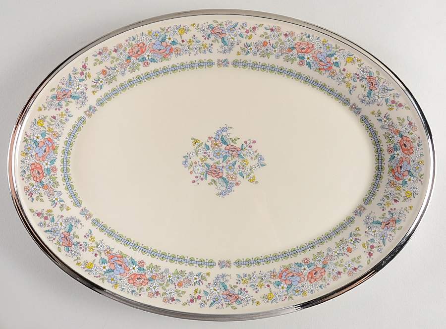 Ascot 14" Oval Serving Platter by Lenox-1