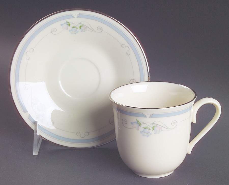 Ashton Park Flat Cup & Saucer Set by Lenox-1