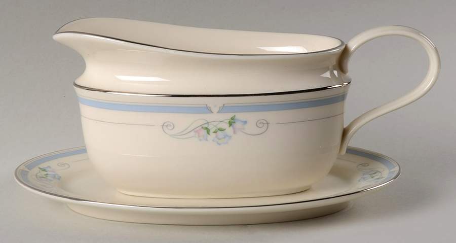 Ashton Park Gravy Boat & Underplate by Lenox-1