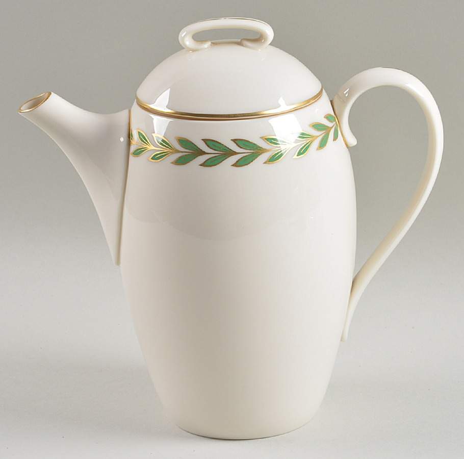 Athenia (Coupe Shape) Coffee Pot & Lid by Lenox-1