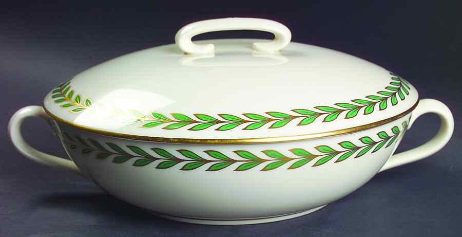 Athenia (Coupe Shape) Round Covered Vegetable by Lenox-1