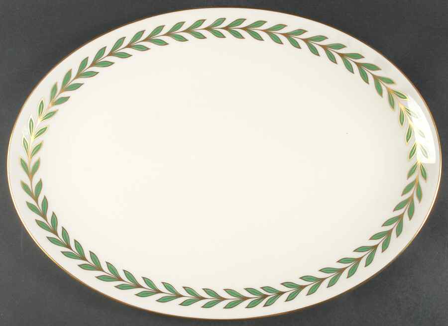 Athenia (Coupe Shape) 17" Oval Serving Platter by Lenox-1