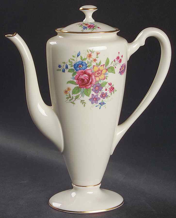 Aurora Shape 741 Coffee Pot & Lid by Lenox-1