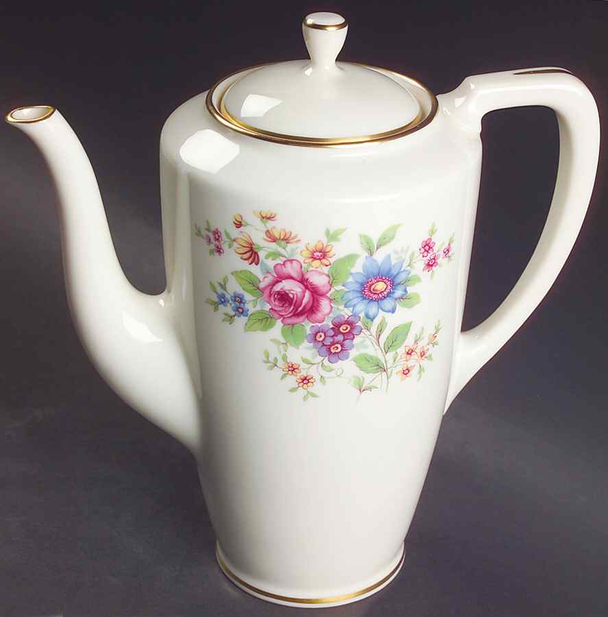 Aurora Shape 1960 Coffee Pot & Lid by Lenox-1