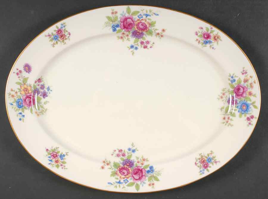 Aurora 17" Oval Serving Platter by Lenox-1