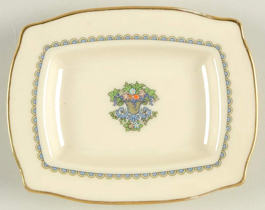 Autumn (Newer, Gold Backstamp) Silver Tray by Lenox-1