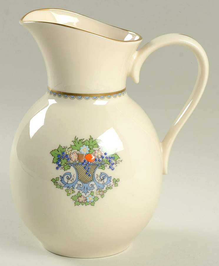 Autumn (Newer, Gold Backstamp) 40 Oz Pitcher by Lenox-1