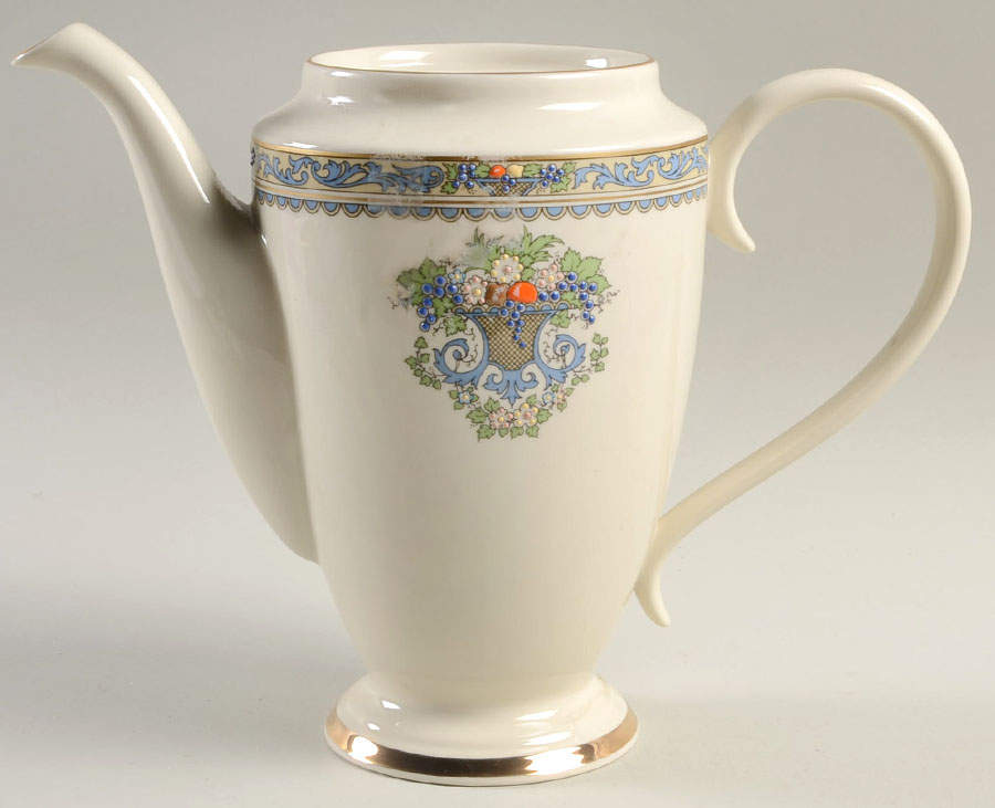 Autumn (Newer, Gold Backstamp) Coffee Pot No Lid by Lenox-1