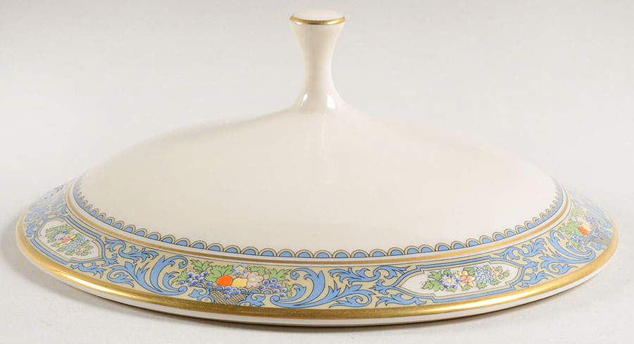 Autumn (Newer, Gold Backstamp) Lid for Round Vegetable by Lenox-1