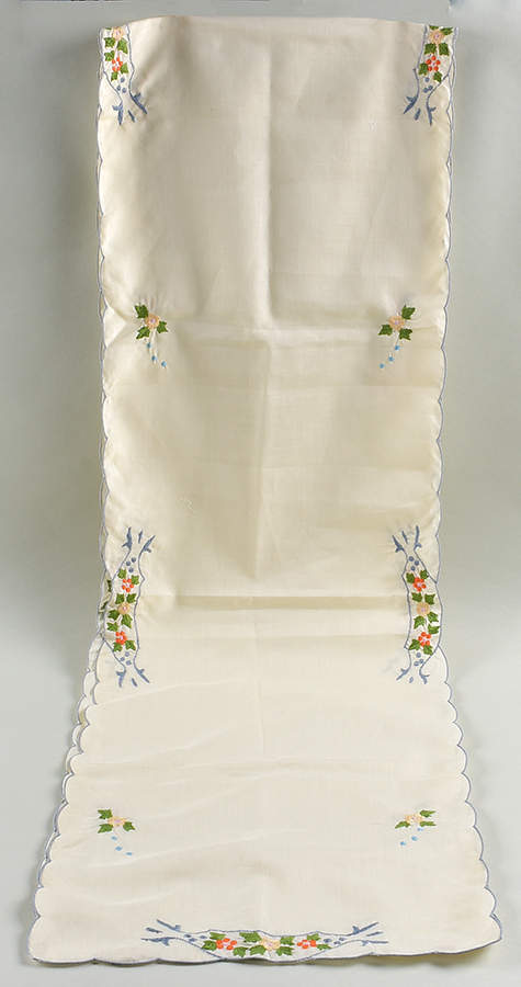 Autumn (Newer, Gold Backstamp) 13" X 85" Cloth Table Runner by Lenox-1