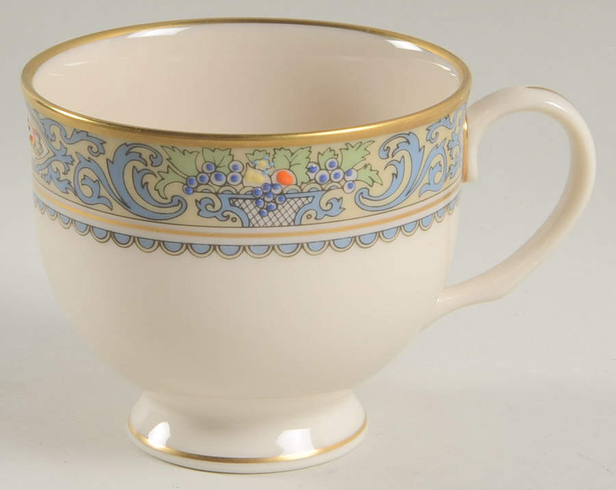 Autumn (Newer, Gold Backstamp) Footed Cup by Lenox-1