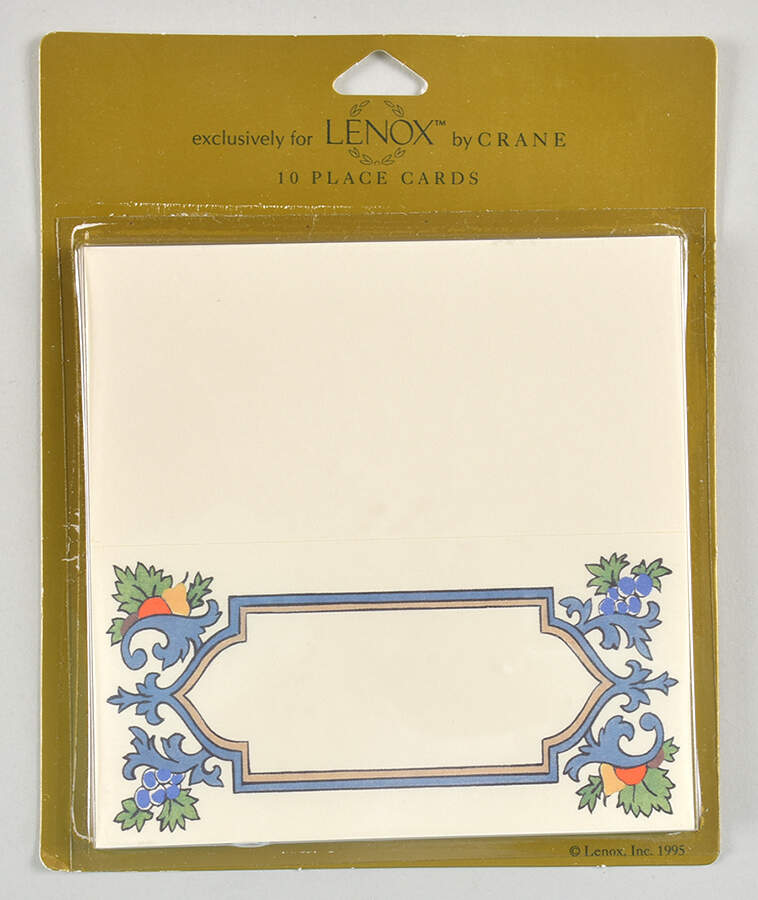 Autumn (Newer, Gold Backstamp) (Set of 10) Paper Place Cards by Lenox-1