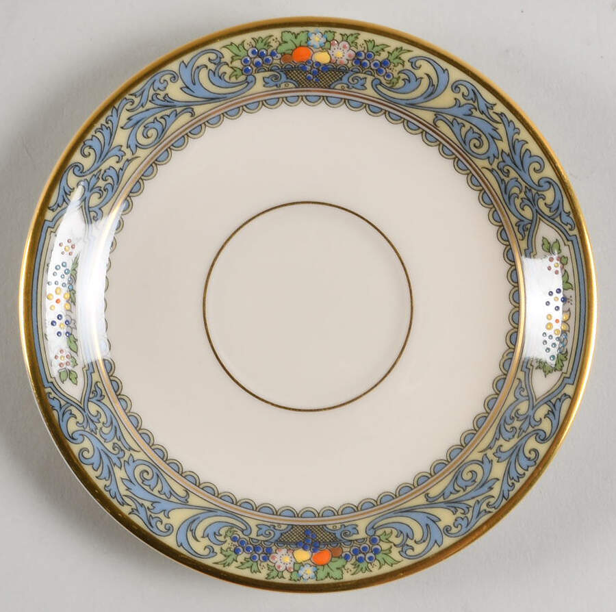 Autumn (Newer, Gold Backstamp) Saucer for Footed Cup by Lenox-1