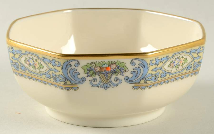 Autumn (Newer, Gold Backstamp) 5" Octagonal Vegetable Bowl by Lenox-1