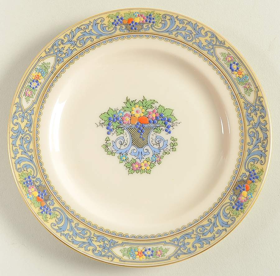 Autumn (Newer, Gold Backstamp) Small Bread & Butter Plate by Lenox-1