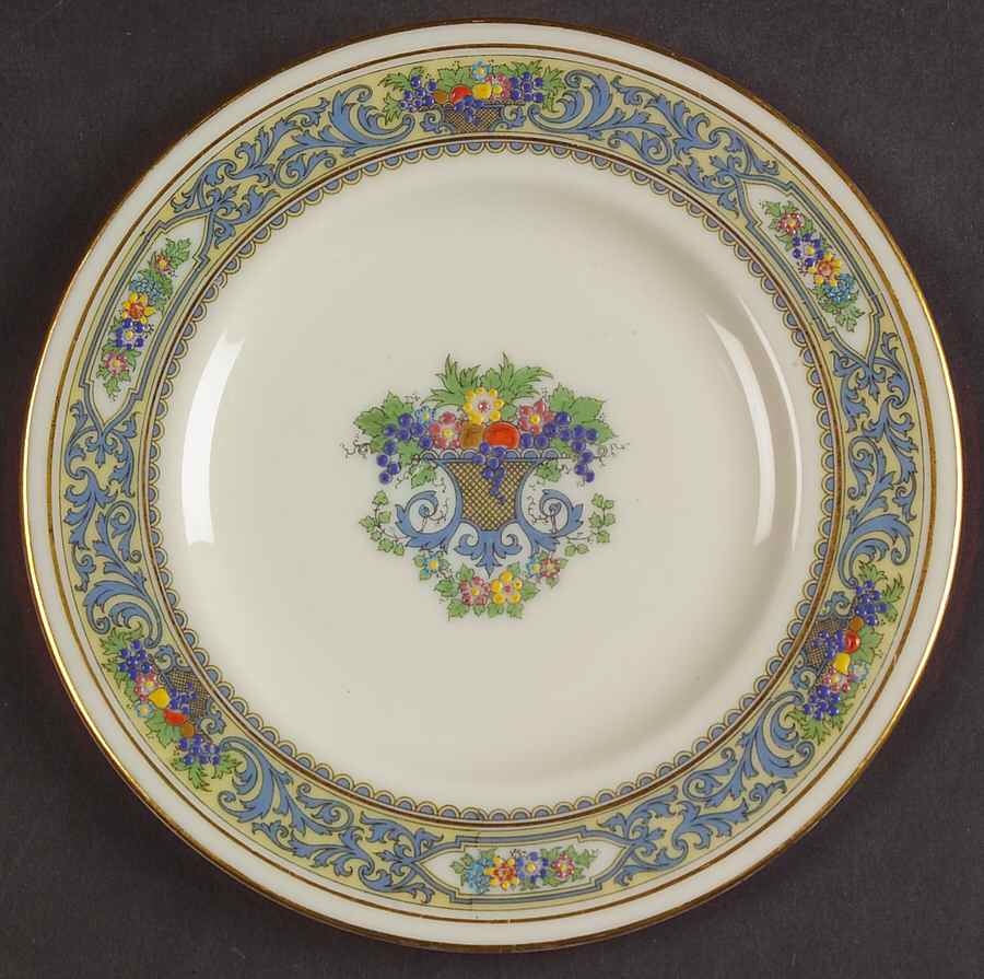 Autumn (Newer, Gold Backstamp) Bread & Butter Plate by Lenox-1