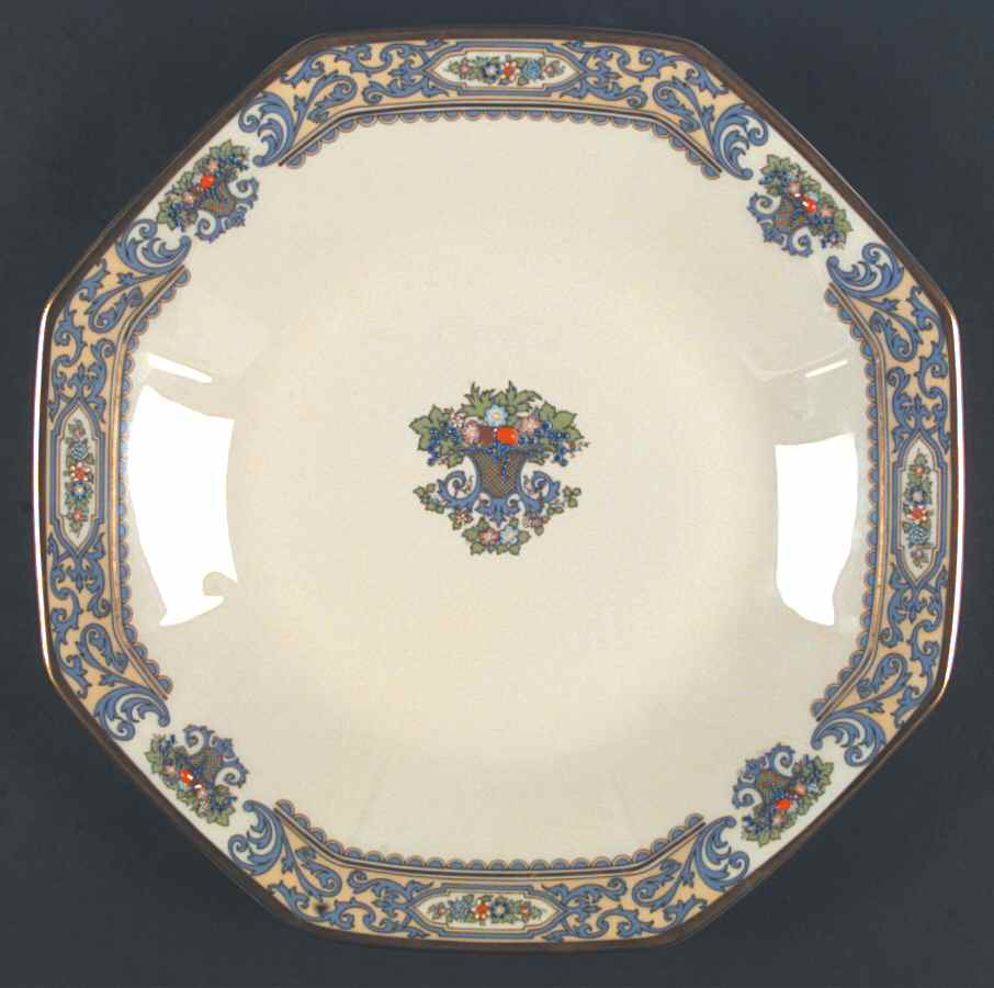 Autumn (Newer, Gold Backstamp) 11" Octagonal Serving Platter by Lenox-1