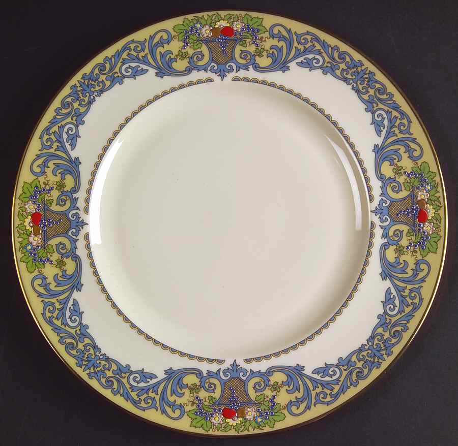 Autumn (Newer, Gold Backstamp) Accent Luncheon Plate by Lenox-1