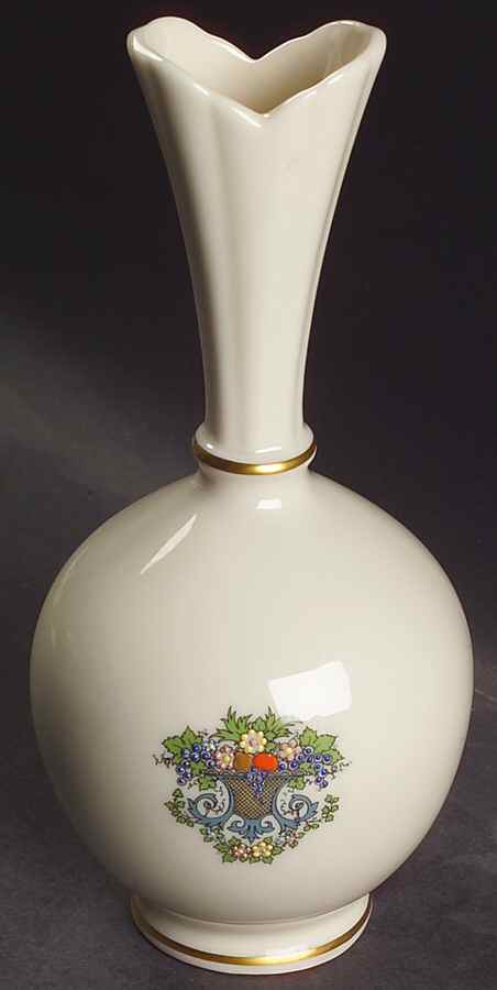 Autumn (Newer, Gold Backstamp) High Vase (Bulbous) by Lenox-1