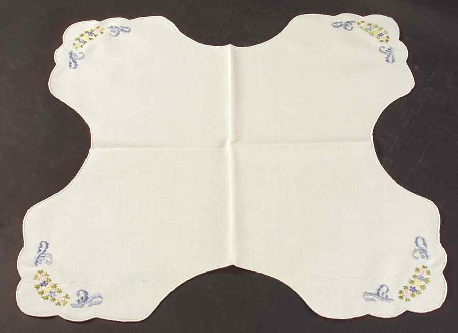 Autumn (Newer, Gold Backstamp) Linen Bread Basket by Lenox-1