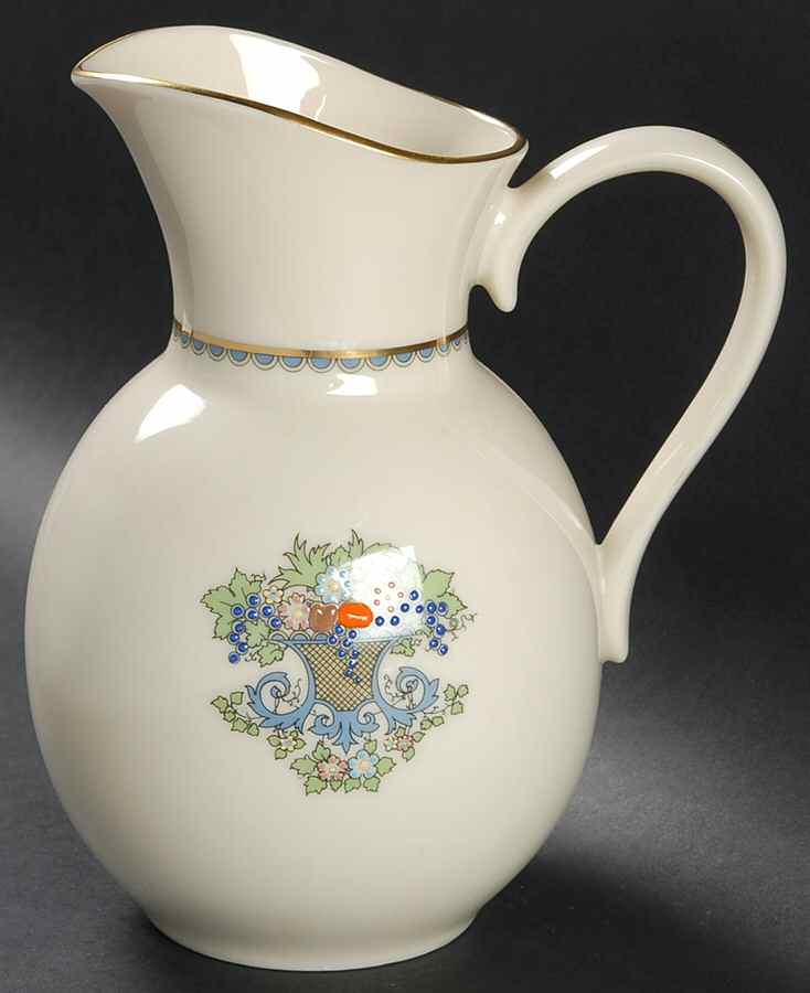 Autumn (Newer, Gold Backstamp) 40 Oz Pitcher by Lenox-1