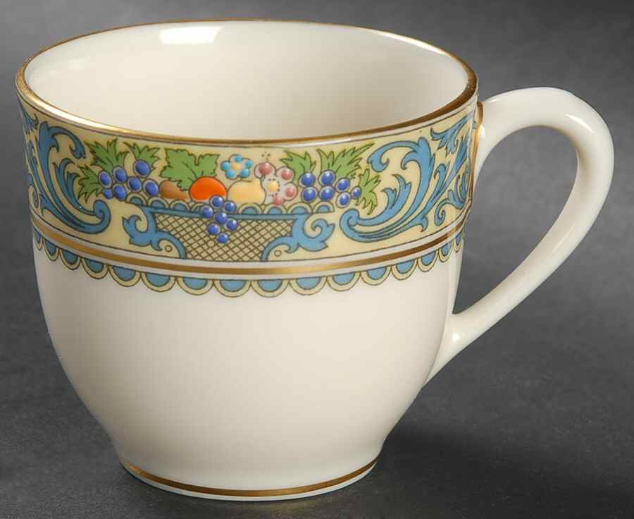 Autumn (Newer, Gold Backstamp) Flat Demitasse Cup by Lenox-1