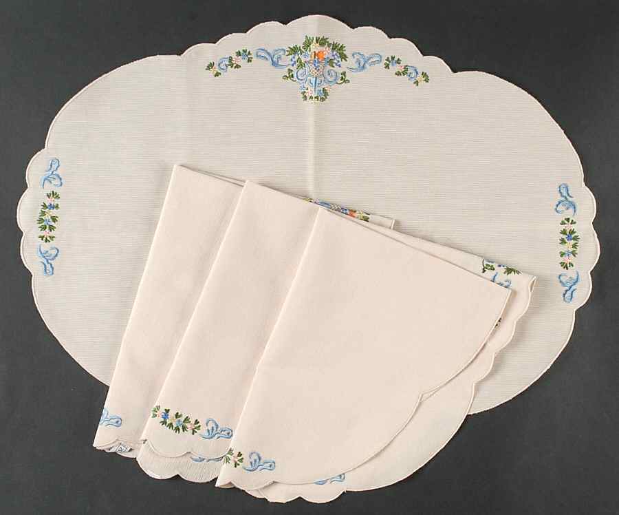 Autumn (Newer, Gold Backstamp) Linen Placemat - Set of 4 by Lenox-1
