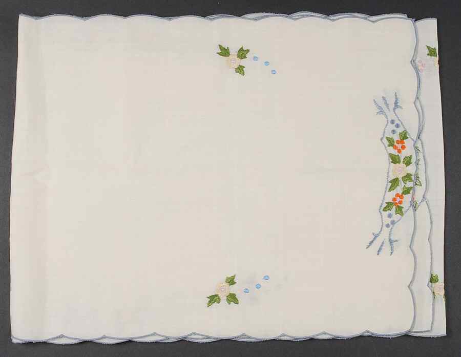 Autumn (Newer, Gold Backstamp) 13" X 68" Cloth Table Runner by Lenox-1