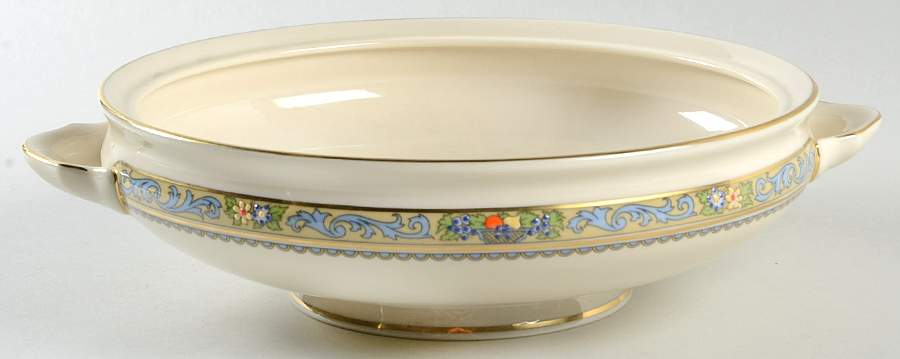 Autumn (Newer, Gold Backstamp) Round Vegetable No Lid by Lenox-1