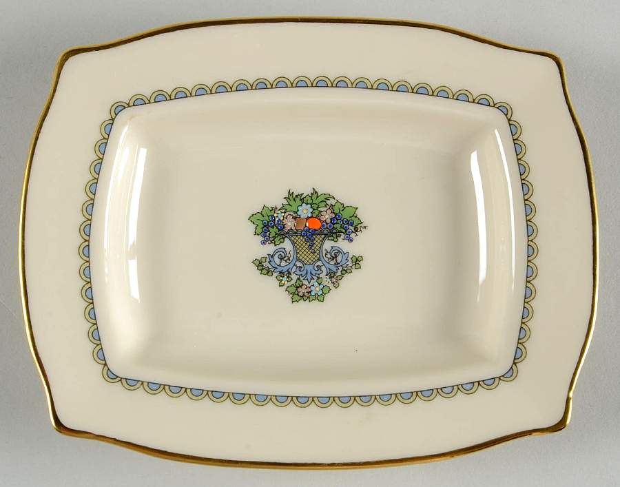Autumn (Newer, Gold Backstamp) Silver Tray by Lenox-1